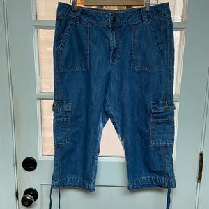 Riders by Lee Blue Cargo Capris